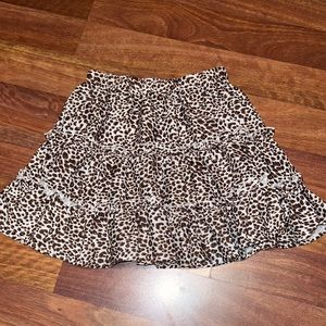 Shein Cheetah Skirt